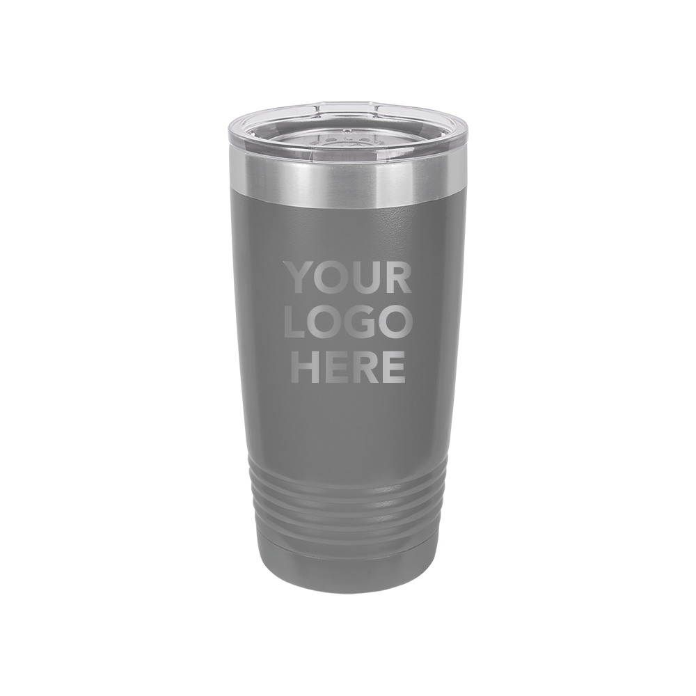 Personalized Grey Tumbler Small Tumbler With Monogram Customized Letter Cup  Gray 12 Oz Cup Stainless Steel Travel Tumbler 